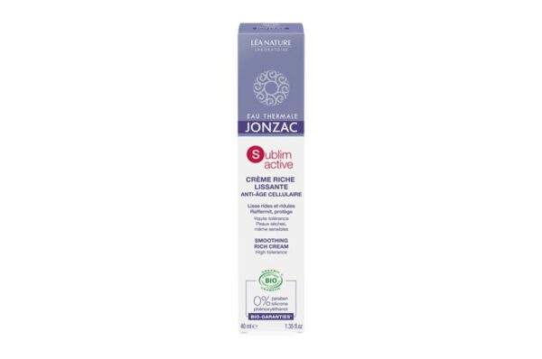 JONZAC Sublimeactive Crème Riche Lissant 40 ml