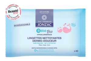JONZAC Bébé Lingettes Nettoyantes Dermo-Douceur 40 lingettes