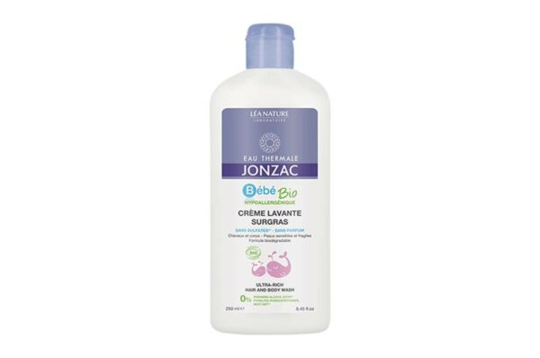 JONZAC Bébé Crème Lavante Surgras 250 ml