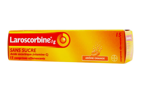 LAROSCORBINE effervescent 1000 mg 15 cps sans sucre