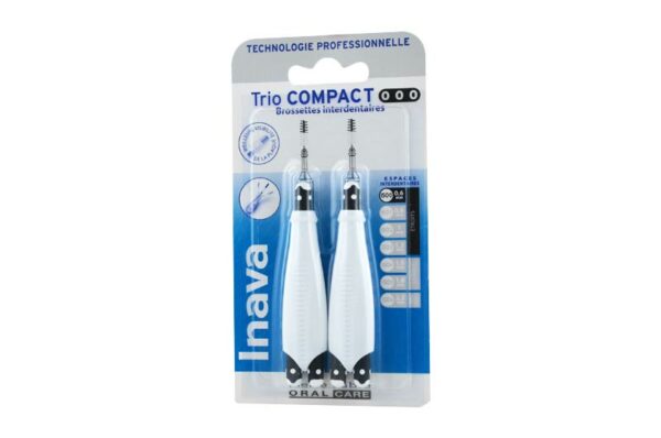 INAVA Brossettes Interdentaires taille 0 noir