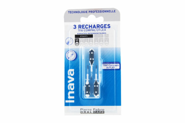 INAVA 3 Recharches Brossettes Interdentaires taille 0 noir