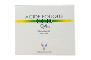ACIDE FOLIQUE CCD 0,4 mg 30 comprimés