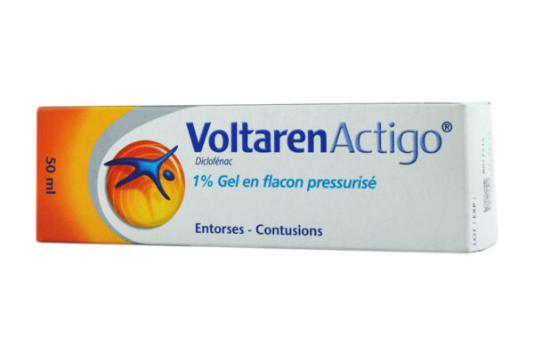 VOLTARENACTIGO 1% gel flacon pressurisé 50 ml
