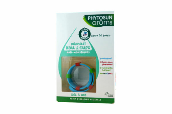 PHYTOSUN AROMS Bracelet enfant Roll and Clips Anti-moustiques