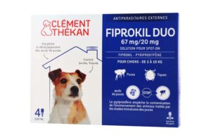 FIPROKIL DUO Chien 2 – 10 kg 4 pipettes 0,67 ml