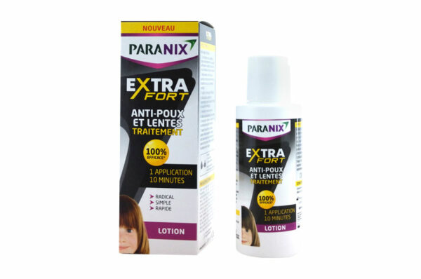 PARANIX EXTRA FORT ANTI-POUX et LENTES Traitement Lotion + peigne 100 ml