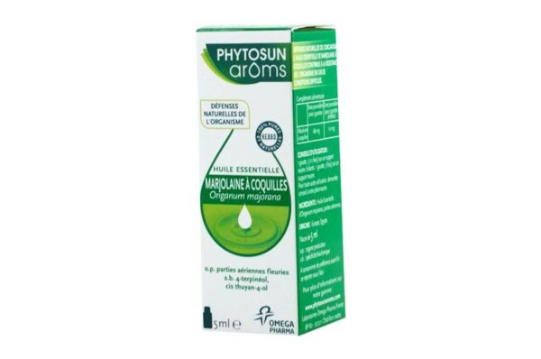 PHYTOSUN Huile essentielle Marjolaine coquilles 5 ml
