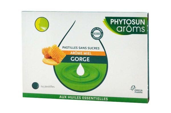 PHYTOSUN Gorge Arôme Miel 24 pastilles