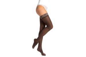 Sigvaris Essentiel Semi-Transparent Bas-Autofixants de contention femme classe 2 Morpho Moins