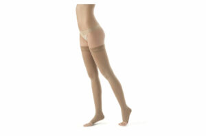 Sigvaris Dynaven Semi-opaque Bas-Autofixants PO de contention femme classe 2