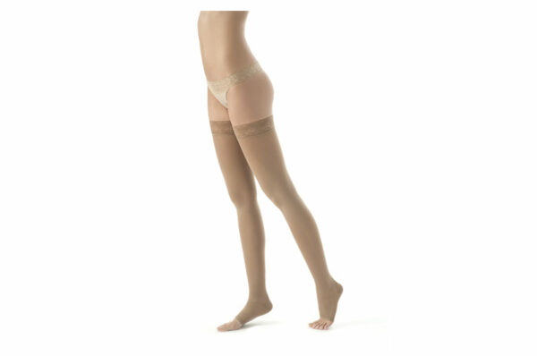 Sigvaris Dynaven Semi-opaque Bas-Autofixants PO de contention femme classe 2