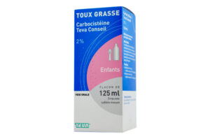 CARBOCISTEINE TEVA 2% enfants flacon 125 ml