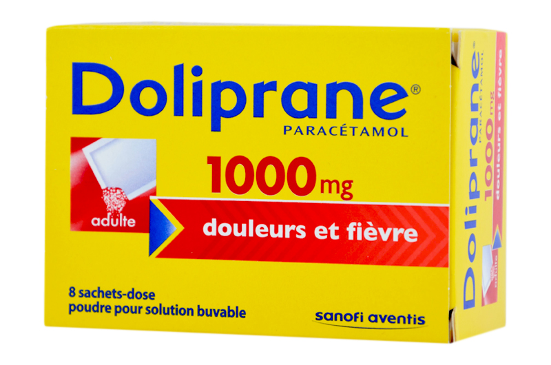 DOLIPRANE adultes 1000 mg 8 sachets - Pharma-Médicaments.com