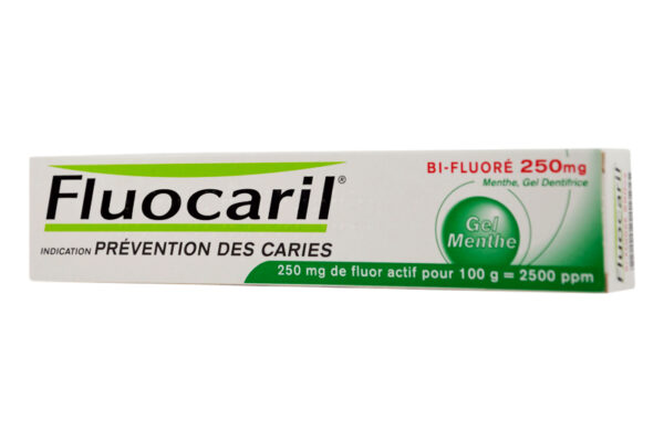 FLUOCARIL BI-FLUORE 250 mg menthe gel tube 75 ml