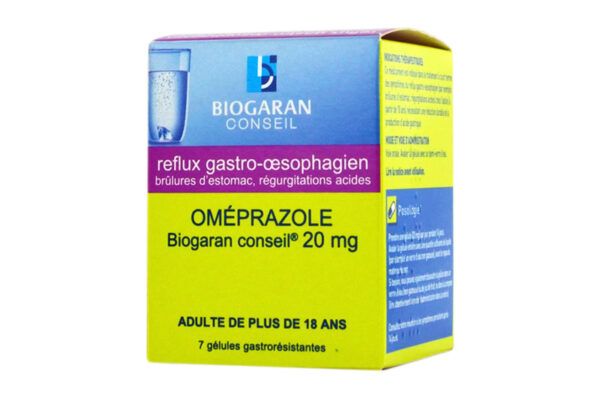 OMEPRAZOLE BIOGARAN 20 mg 7 gélules – Image 2