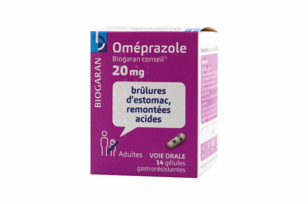 OMEPRAZOLE BIOGARAN 20 mg 14 gélules