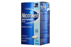 NICOTINELL MENTHE FRAICHEUR gomme sans sucre 4 mg x 96