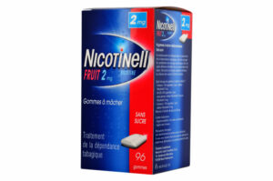 NICOTINELL FRUIT gomme sans sucre 2 mg x 96