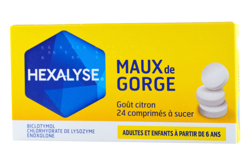 HEXALYSE maux de gorge 24 pastilles - Pharma-Médicaments.com