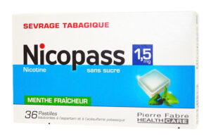 NICOPASS 1,5 mg pastilles sans sucre à sucer menthe boîte de 36