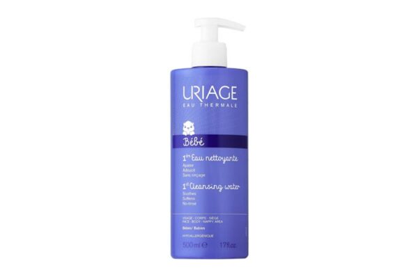 URIAGE 1 ère Eau Nettoyante flacon pompe 500 ml