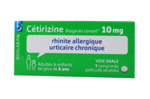 CETIRIZINE BIOGARAN 10 mg 7 comprimés