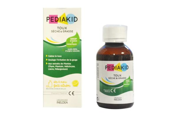 PEDIAKID Toux sèche et grasse sirop 125 ml