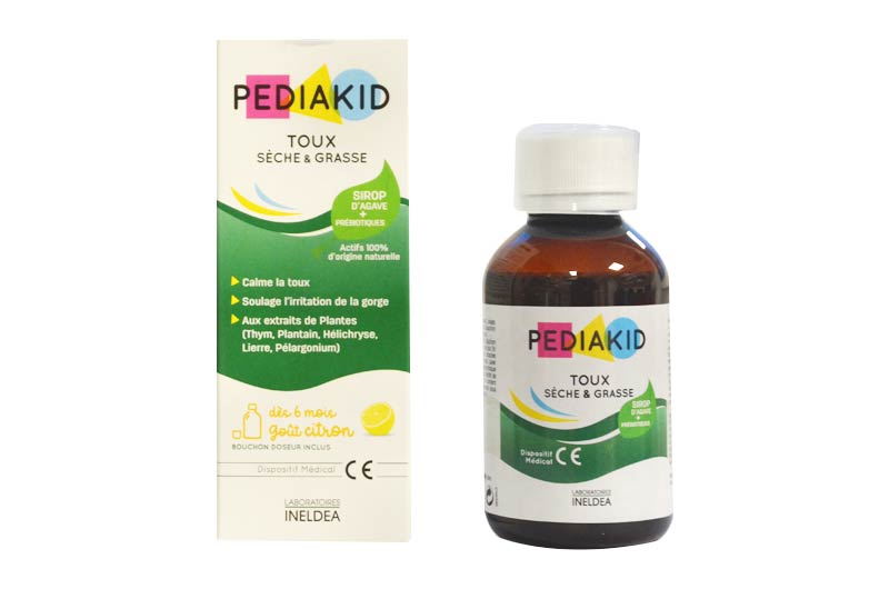 PEDIAKID TOUX SECHE ET GRASSE 125ML - PharmaJ