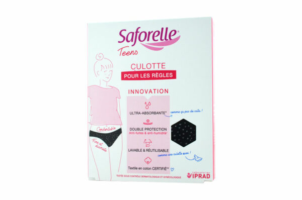 SAFORELLE TEENS Culotte ultra-absorbante pour les règles taille 14 ans