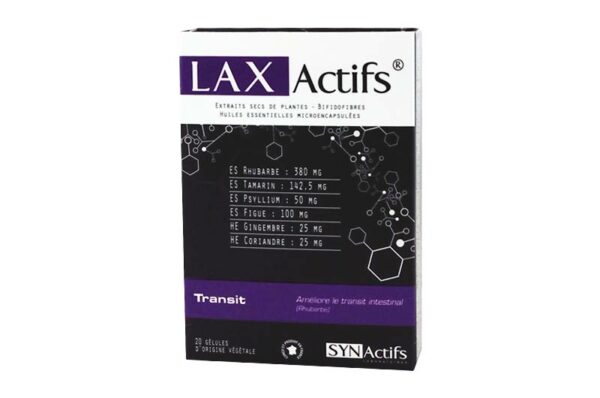 SYNACTIFS LAXACTIFS 20 gélules