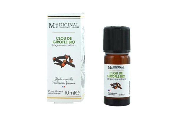 MEDICINAL Huile essentielle Clou de girofle BIO 10 ml