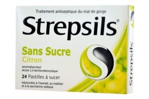 STREPSILS citron sans sucre 24 pastilles