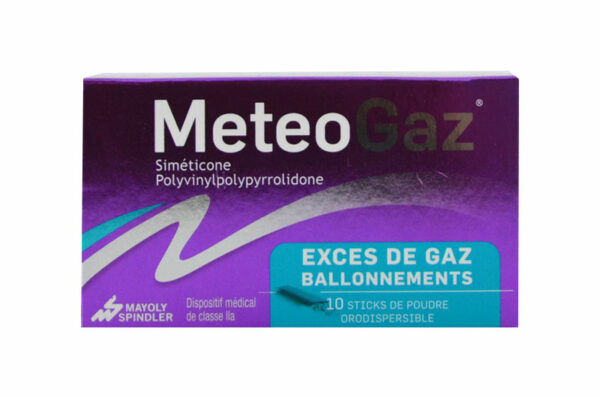 METEOGAZ Excès De Gaz Ballonnements 10 sticks