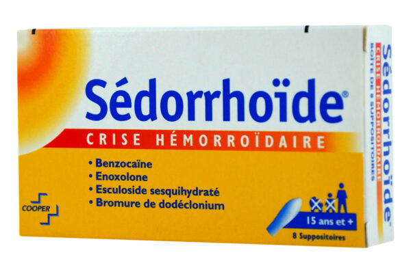 SEDORRHOIDE crise hémorroïdaire 8 suppositoires