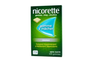 NICORETTE Gomme 2 mg Sans Sucre boîte de 30
