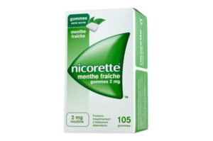 NICORETTE Gomme Menthe Fraîche 2 mg Sans Sucre boîte de 105