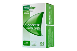 NICORETTE Gomme Menthe Fraîche 4 mg Sans Sucre boîte de 105