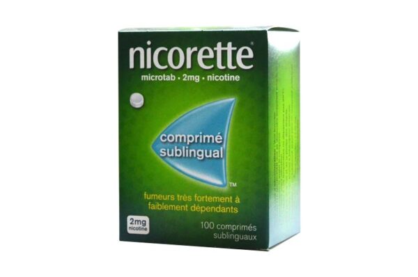 NICORETTE Microtab 2 mg boîte de 100
