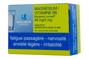 MAGNESIUM/VITAMINE B6 BIOGARAN 48 mg/5 mg 50 comprimés