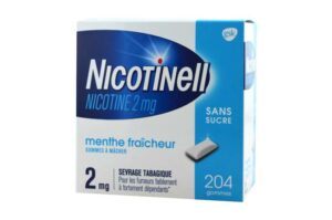 NICOTINELL MENTHE FRAICHEUR gomme Sans Sucre 2 mg x 204