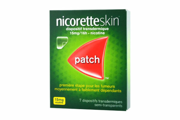 NICORETTESKIN Dispositif transdermique 15 mg/16h boite 7