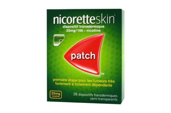 NICORETTESKIN Dispositif transdermique 25 mg/16h boite 28