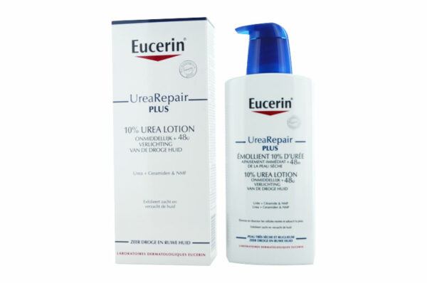 EUCERIN UreaRepair + Emolient 10% d'Urée flacon pompe 400 ml