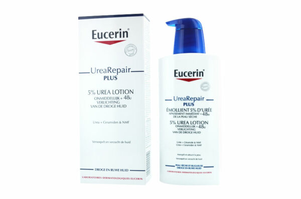 EUCERIN UreaRepair + Emolient 5% d'Urée flacon pompe 400 ml