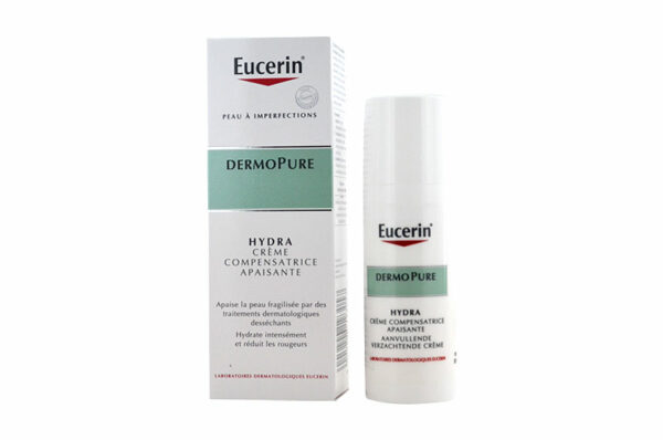EUCERIN DermoPure Hydra Crème Compensatrice Apaisante flacon pompe 50 ml