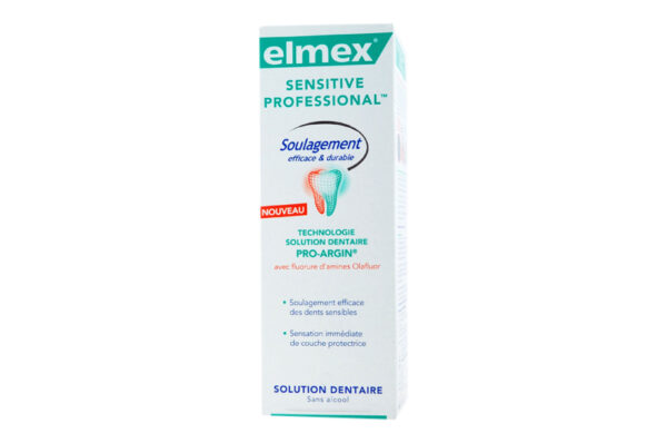ELMEX Solution dentaire SENSITIVE professional 400 ml