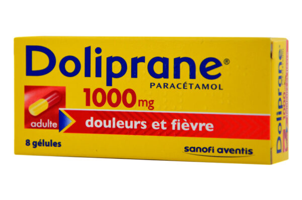 DOLIPRANE adultes 1000 mg 8 gélules