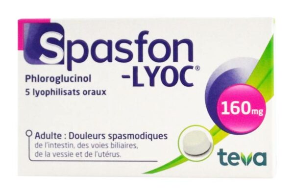 SPASFON LYOC 160 MG 5 LYOPHILISATS ORAUX