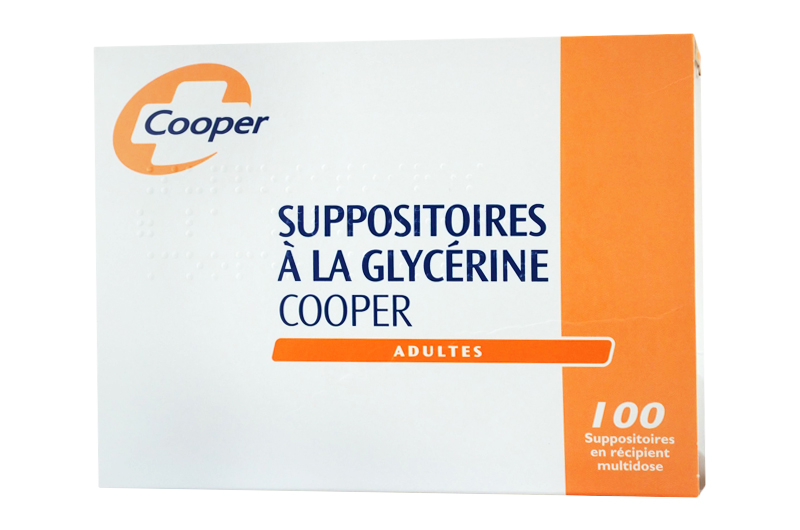 SUPPOSITOIRES A LA GLYCERINE COOPER boîte de 100 - Pharma-Médicaments.com